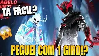 PEGUEI COM 1 GIRO? PEGANDO A NOVA SKIN PESADELO INQUIETO NO NOVO TORRE DE TOKENS - FREE FIRE 🥶