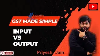 GST Basics Explained in Hindi | GST Rates, Input Output Tax & GST Accounting Entries