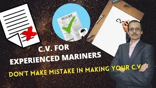 C.V. FOR  EXPERIENCED MARINERS📝. DON'T MAKE SAME MISTAKES 🔥 #MARINERS