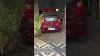 New driver 😂 #car #automobile #funny #vlog #aqi #motovlog #travel #aqidelhi #comedy