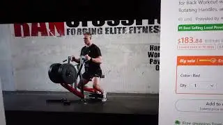 Temu Black Friday $183.84 Seated Row Machine Bargain Offer