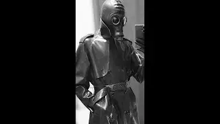 My new latex fetish raincoat with glossy Hunter boots