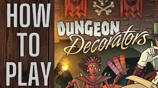 Dungeon Decorators Board Game Setup - How to Play - B's Game Corner