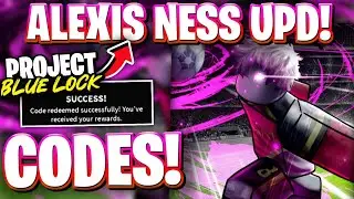 [ALEXIS NESS] Все новые коды обновления Алексис Несс для Project Blue Lock! Коды Project Blue Loc...
