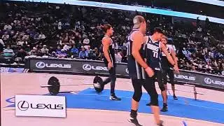 Dallas Mavericks halftime Positive Impact Movement 12/27/23