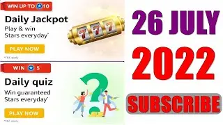 Amazon Funzone Stars Quiz Answers Today | Amazon Quiz Today | 26 July 2022