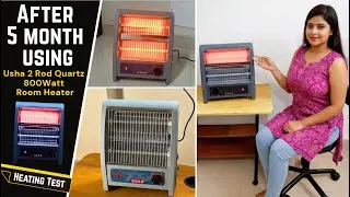 After 5 month Using - Usha 2 Rod Quartz Heater | 800Watt with Low Power Consumption detail review.