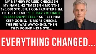 My Nephew Forged 42 Checks In My Name Over 4 Months &mdash; So I Let The FBI Build Their Case While He ...