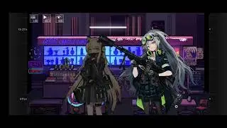 VA-11 Hall-A gameplay in Girls Frontline, K2, TMP, AEK-999 (collab event)