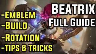 Beatrix Tutorial / Full Guide | New Hero Beatrix | New Marksman | Mobile Legends