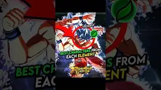 ranking the strongest characters from each element🤯🔥(grn edition)![Dragon Ball Legends] #dblegends