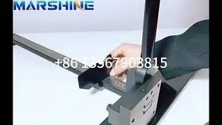 MARSHINE China Cutting Machines Manual Guide Rail Cutter operations #rail #cutter #equipment #tools