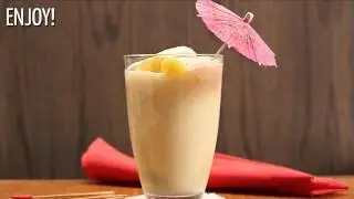 How to make Peach Milkshake