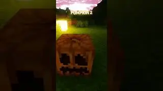 Minecraft: Top 3 Pumpkin Designs for Halloween 🎃 #fyp #shorts