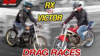 Yamaha RX modified 🆚 Kawasaki Victor / Ninja SS 150 🔥 DRAG RACING 🔥 Bike Duel