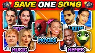 ROCK vs POP vs RAP vs KPOP vs LATIN vs EDM 🔥🔥🔥 Epic battle of 6 artists | Save One Song