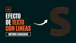 How to create a striped text effect in Illustrator || Blend Line Text Effect &ndash; Tutorial