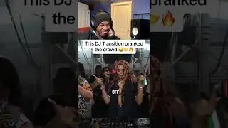This DJ Transition pranked the crowd @sojugang