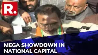 BJP Holds Protest Against AAP Government Over Snooping Charge Alleged by CBI