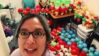On The making of 150 balloon candy cups Part II.