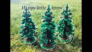 Happy little trees ... #BlueBrixx 102590 Fir Trees Review (741 pieces)