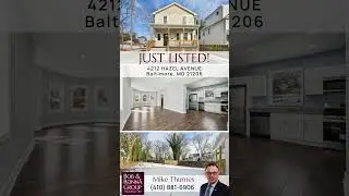 Just Listed! 4212 Hazel Avenue, Baltimore, MD 21206