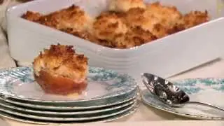 Apricots with Macaroon Topping - Annabel Langbein