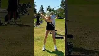 Oh... this is the best golf swing#golf #golfer #sports #women #queen #shorts