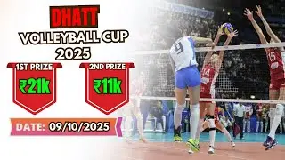 DHATT VOLLEYBALL TOURNAMENT !! UNDER 19 AND PIND PANDHER !! 2025