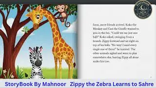 Zippy the Zebra Learns to Share | Kids Storybook by Mahnoor | Moral Story for Children