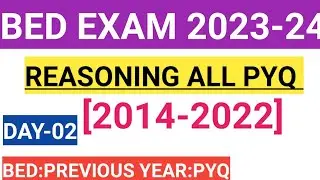 CT BED EXAM 2024 REASONING| ODISHA CT BED REASONING| LOGICAL & ANALYTICAL REASONING CT BED EXAM 2024