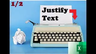 014. Move Text to Multiple Rows in Excel Automatically (with/without VBA) (1/2)
