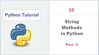 String Methods in python and String methods  || Python Tutorials