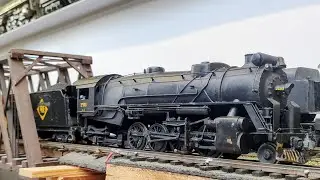 Erie Railroad Steam Engine O gauge  Scale Model Railways & Lobaugh freights @vintage-model-trains 