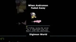 When Andromon Faded Away - Digimon World 1 #short