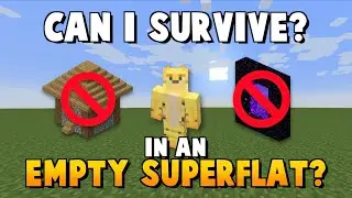 Superflat Survival But There's NO STRUCTURES