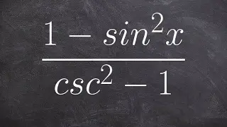 Simplifying trigonometric expressions by using pythagorean identities