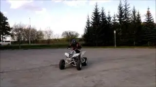 Yamaha Raptor Academ Pilot some 2 wheels attempts