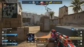 Natus Vincere Electronic 1v4 Clutch vs BIG Dust 2 @ ESL COLOGNE 2018