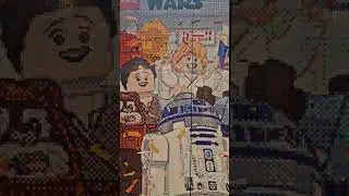 25 years of Lego Star Wars mural