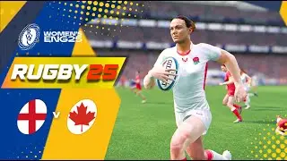Rugby 25 | ENGLAND vs CANADA | Womans Rugby World Cup | Final (Custom Kits)