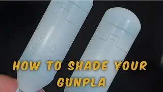How to Shade your Gunpla with airbrush and vallejo mecha color