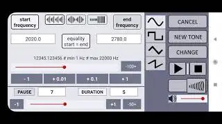 mobile app - signal generator
