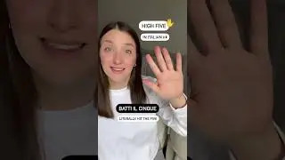 High five ✋ in Italian #italiantutor #italianlanguage #italianteacher