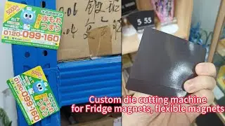 How do you cut your fridge magnets, car & vehicle magnets? Try die cutting machine by WT #diecuts