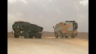 ASTROS e HIMARS operando em conjunto no Catar