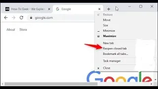 chrome last tab re-open trick in Hindi