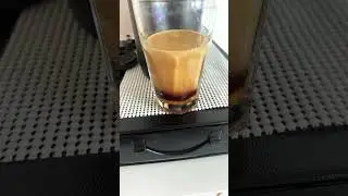 Brown Sugar Shaken Espresso on my nespresso machine. #nespressovertuo #coffee #brownsugar #espresso