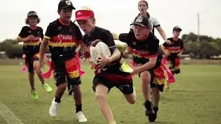 Oztag Junior State Cup 2023 Miami Raptors run at State cup 2023..