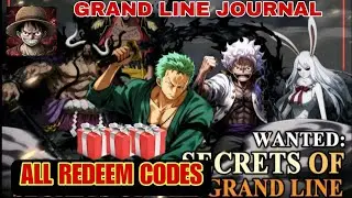 Grand Line Journal & All 11 Giftcodes🎁🎁 11 Free Codes Grand Line Journal + Redeem Guide